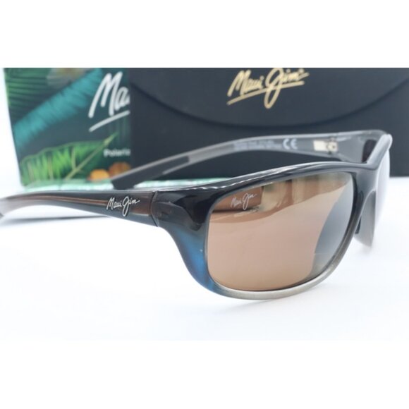 Maui Jim Spartan Reef MJ 278-03F Tortoise Wrap Sunglasses Brown polarized Lenses - Picture 3 of 9